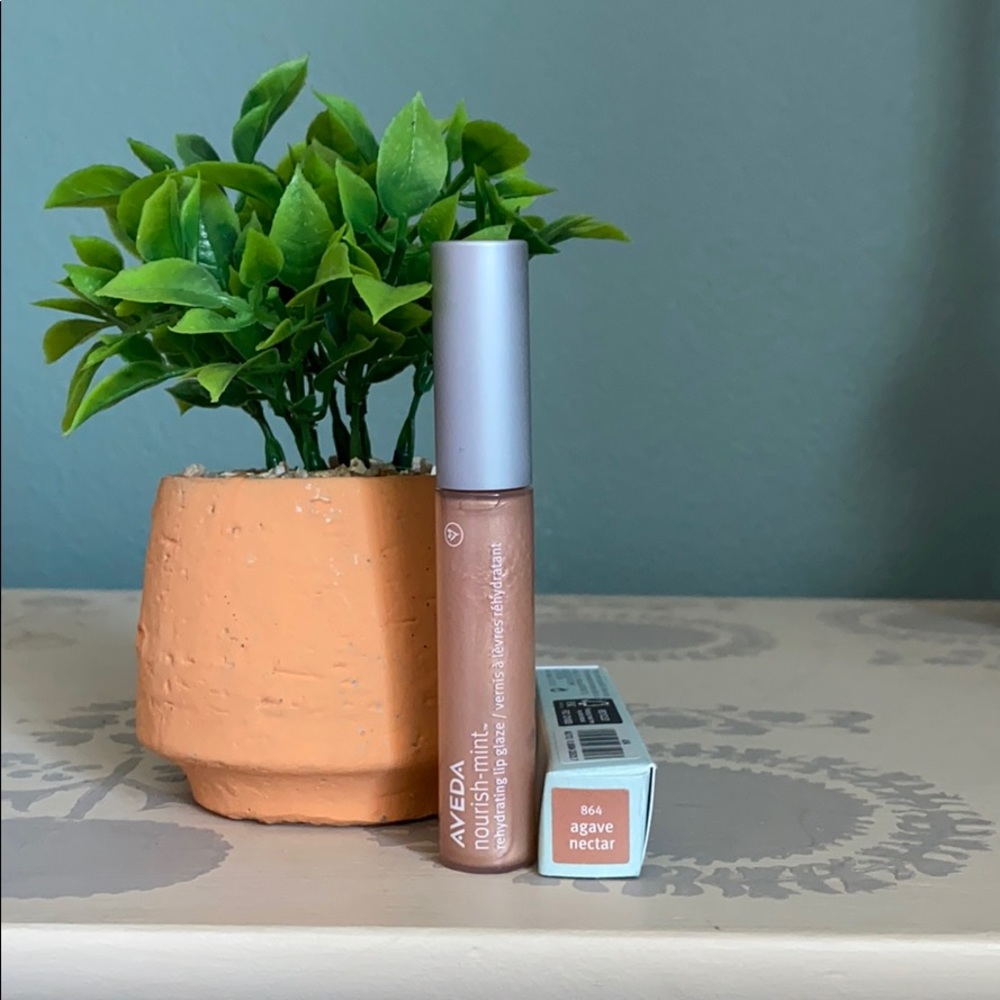 Aveda nourish mint rehydrating lip glaze 864